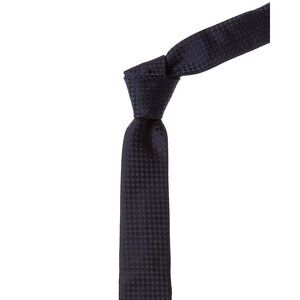 Givenchy Navy Tonal Micro Design Silk Tie, Blue